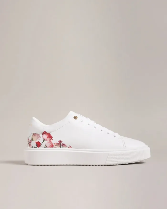 Women LORNY 8211 Floral Print Platform Trainers White Ted Baker Trainers Women LORNY 8211 Floral Print Platform Trainers White Ted Baker Trainers
