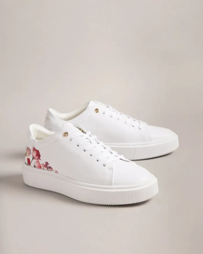 Women LORNY 8211 Floral Print Platform Trainers White Ted Baker Trainers Women LORNY 8211 Floral Print Platform Trainers White Ted Baker Trainers