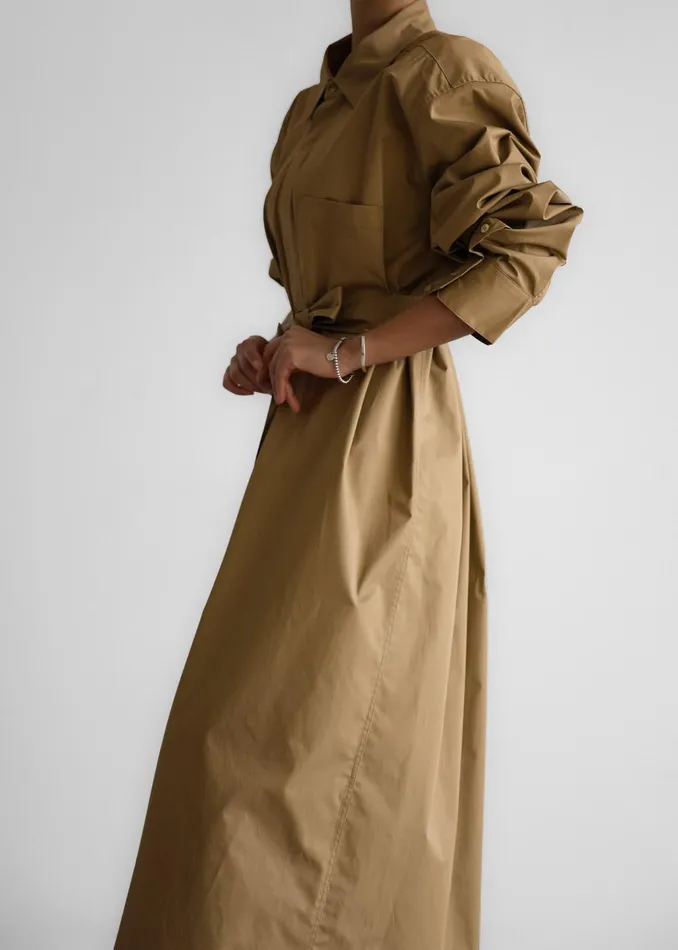 Women Louisa Trench Dress 8211 Camel The Frankie Shop Outerwear