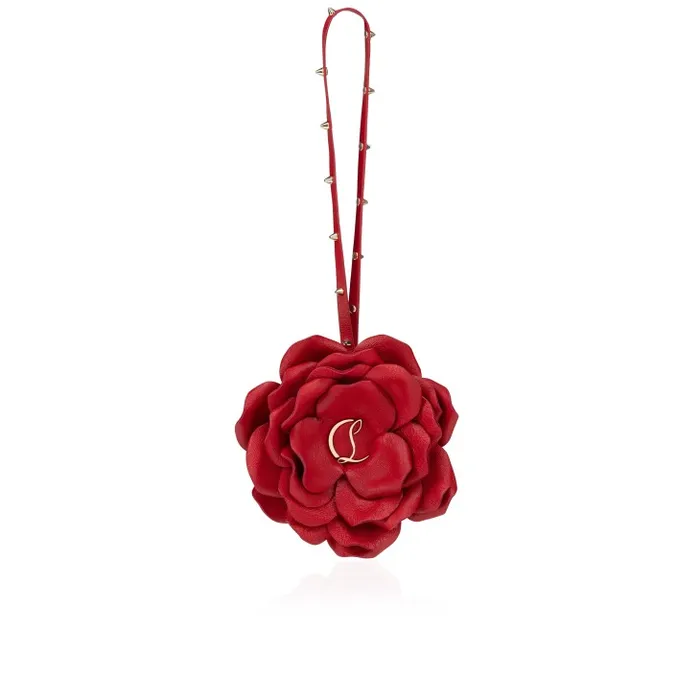 WomenMen Bag Charm Rose Charms 8211 Nappa Leather 8211 Loubi Christian Louboutin Keychains and Charms WomenMen Bag Charm Rose Charms 8211 Nappa Leather 8211 Loubi Christian Louboutin Keychains and Charms