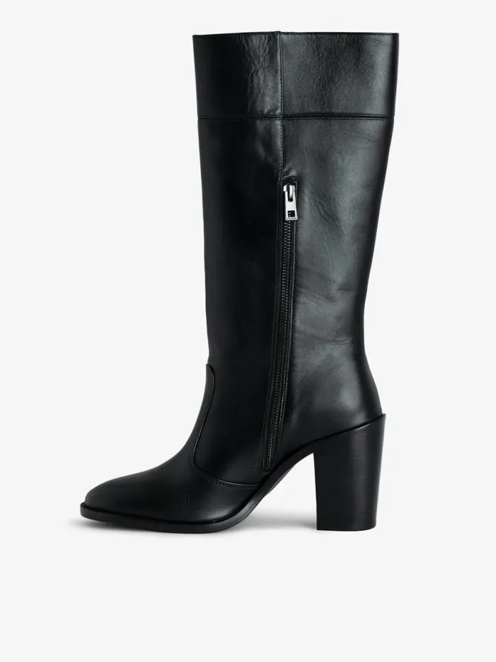 WomenMen Zadig and Voltaire Boots Preiser Tall Boots Black WomenMen Zadig and Voltaire Boots Preiser Tall Boots Black