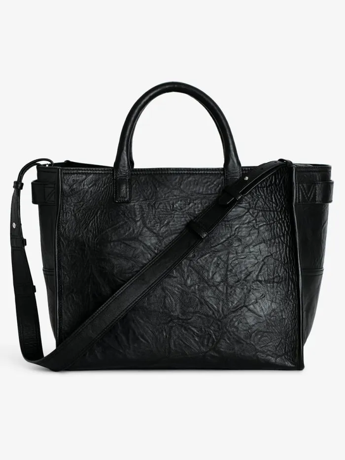 WomenMen Zadig and Voltaire Handbags Angel Tote Bag Black WomenMen Zadig and Voltaire Handbags Angel Tote Bag Black