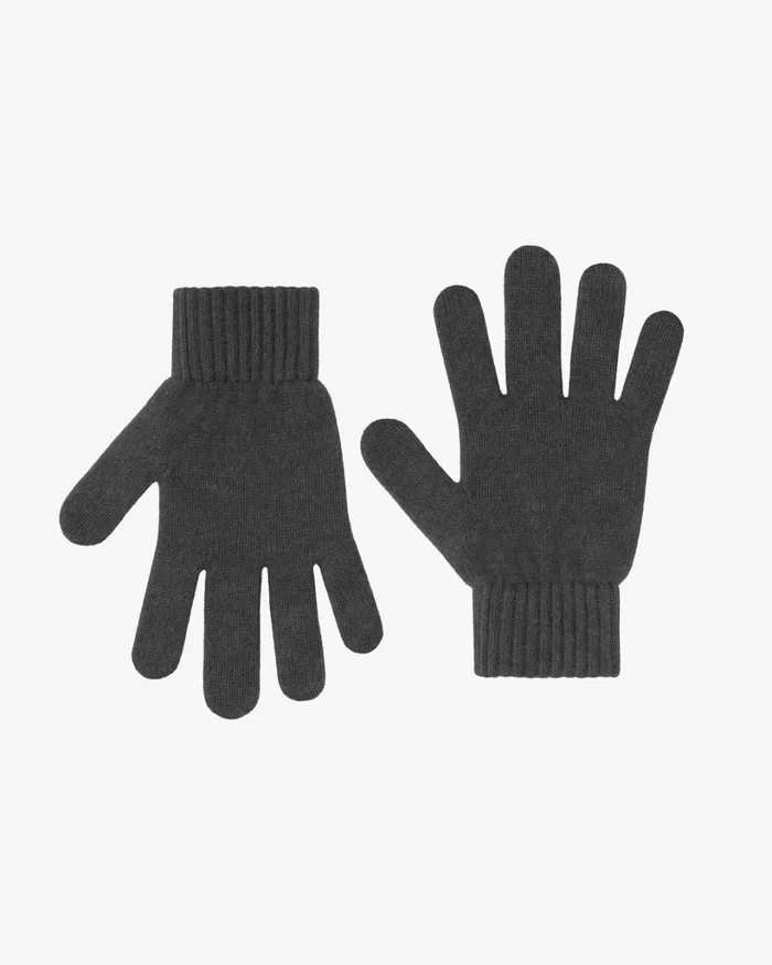 Women Merino Wool Gloves Lava Grey Colorful Standard Gloves