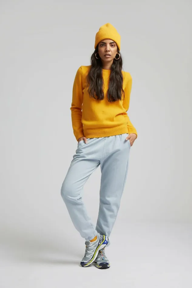 Women Organic Sweatpants Ginger Brown Colorful Standard Sweatpants