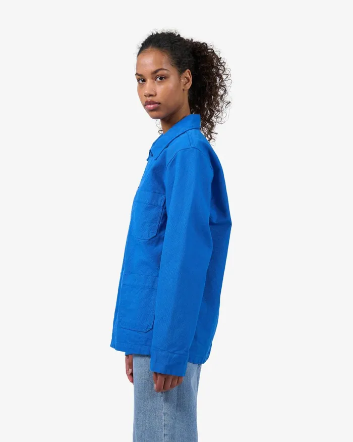 Women Organic Workwear Jacket Pacific Blue Colorful Standard Workwear Jackets