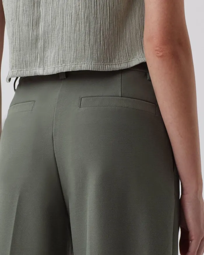 Women Peggy 8211 Carrot Trousers Basil Dark Green Comptoir Des Cotonniers Trousers
