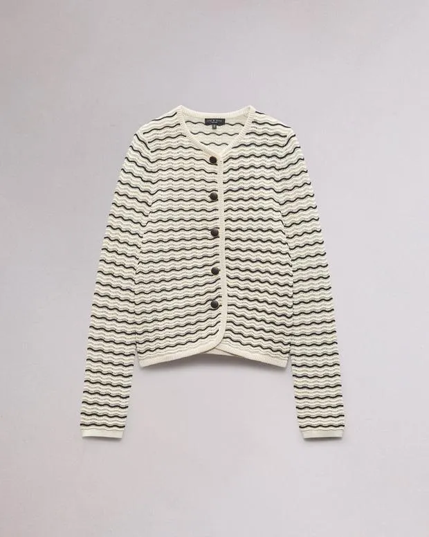 Women Sweaters and Sweatshirts Rag and Bone Elisa Cotton Cardigan Turtledove