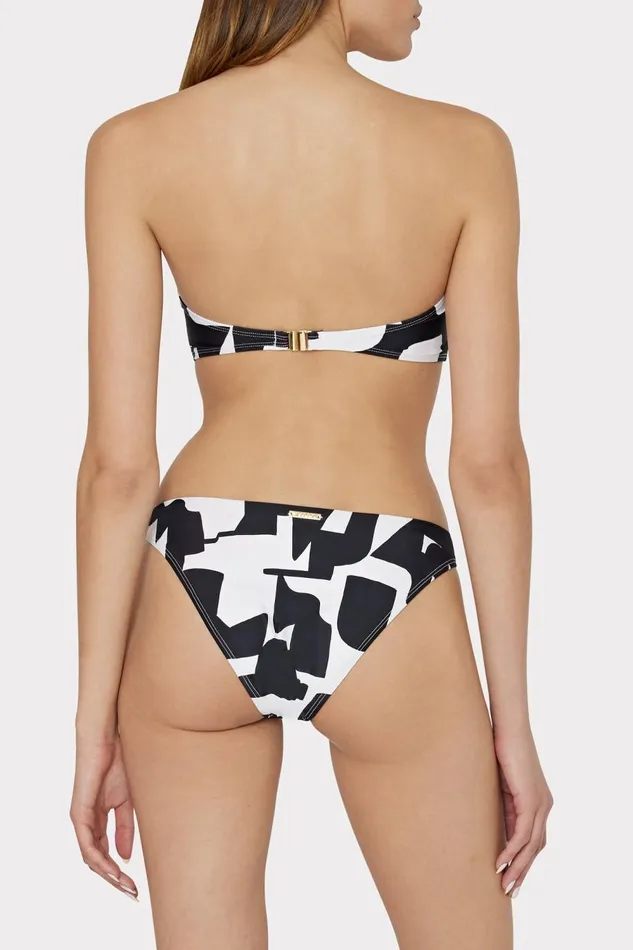 Women Swim and Coverups Milly Margot Bikini Bottom Blackecru