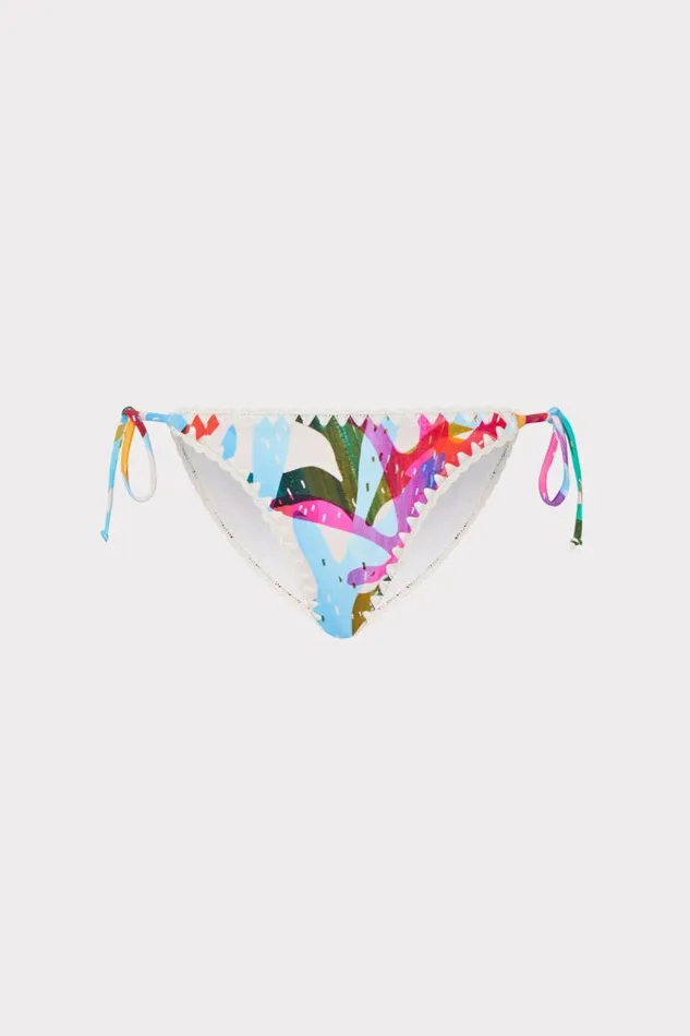 Women Swim and Coverups Milly Millie String Bikini Bottom Rainbow Multi