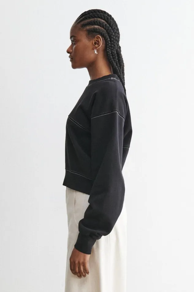 Women Tshirts Sweatshirts Rachel Comey Marin Sweatshirt Charcoal Women Tshirts Sweatshirts Rachel Comey Marin Sweatshirt Charcoal
