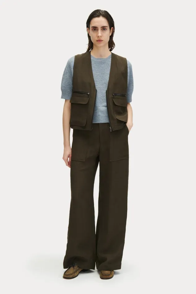 Women Tops Rachel Comey Davi Vest Charcoal Women Tops Rachel Comey Davi Vest Charcoal