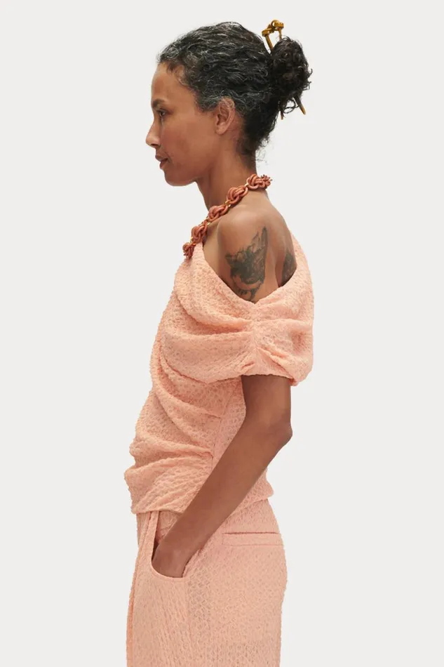 Women Tops Rachel Comey Doria Top Peach Women Tops Rachel Comey Doria Top Peach