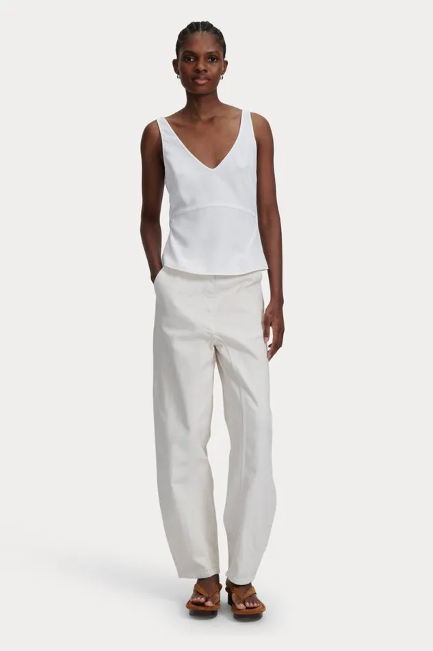 Women Tops Rachel Comey Prim Top White Women Tops Rachel Comey Prim Top White