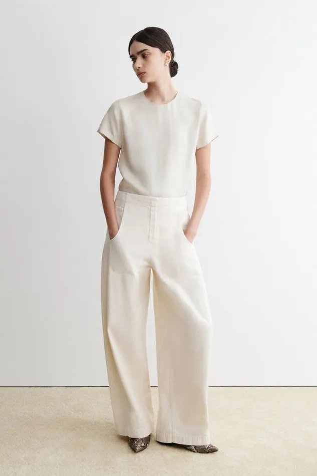 Women Tops Rachel Comey Tie Rite Top Dove Women Tops Rachel Comey Tie Rite Top Dove