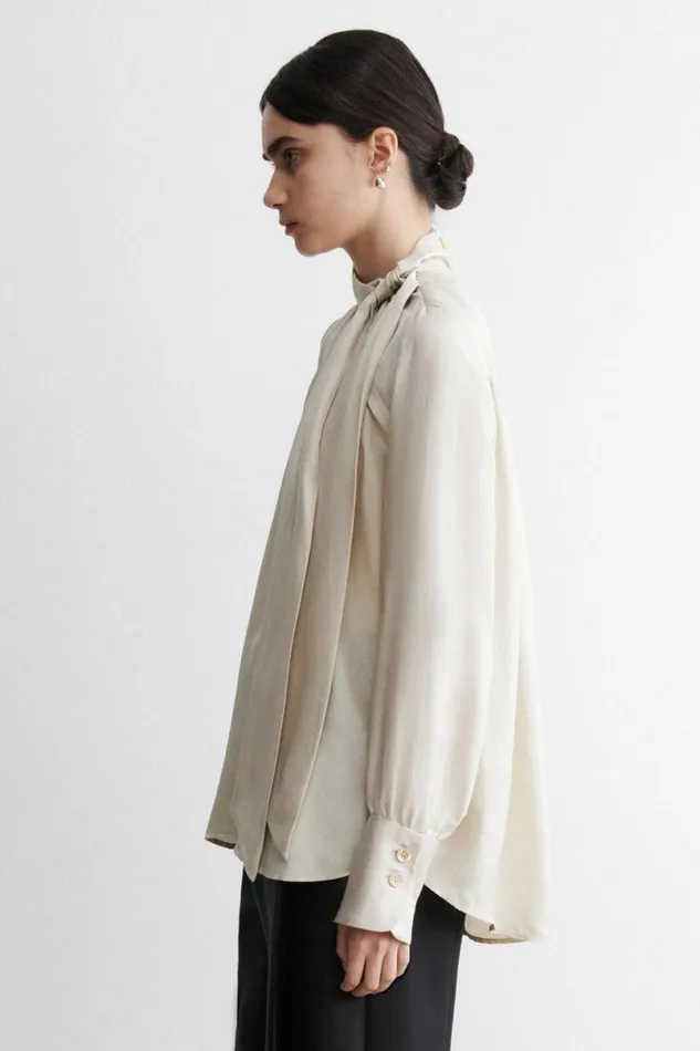 Women Tops Rachel Comey Tie Rite Top Dove Women Tops Rachel Comey Tie Rite Top Dove