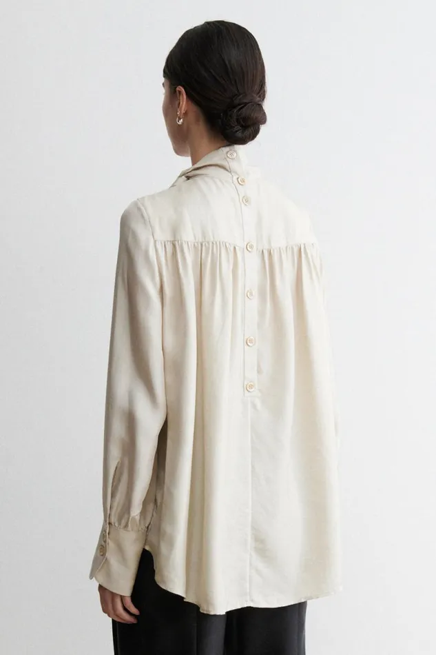 Women Tops Rachel Comey Tie Rite Top Dove Women Tops Rachel Comey Tie Rite Top Dove