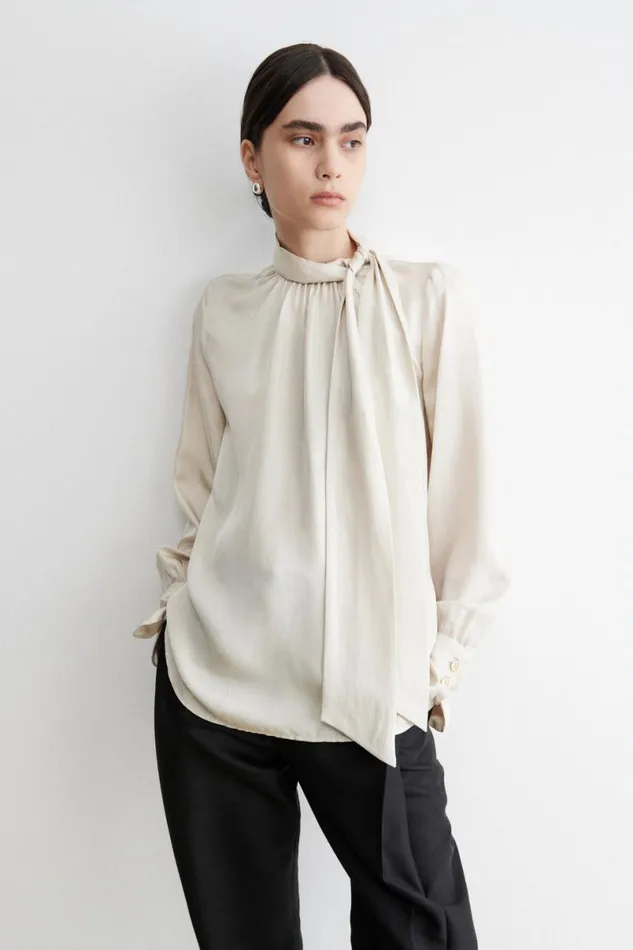 Women Tops Rachel Comey Tie Rite Top Dove Women Tops Rachel Comey Tie Rite Top Dove
