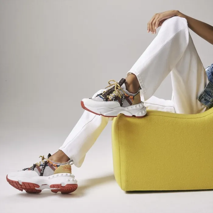 Women Trailnrun Running Sneakers 8211 Calf Leather Suede And Fabric 8211 Goose Christian Louboutin Sneakers