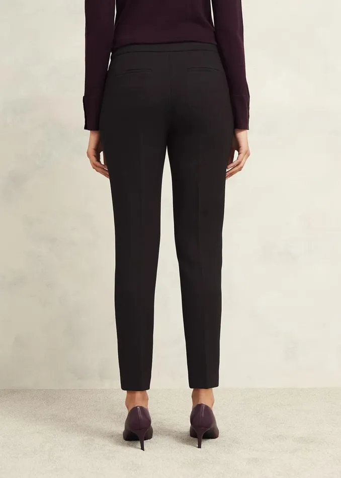 Women Trousers Hobbs Mia Slim Trousers Black