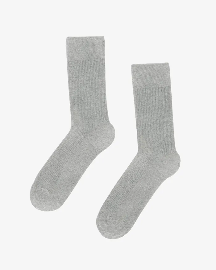 Women Women Classic Organic Sock Heather Grey Colorful Standard Socks