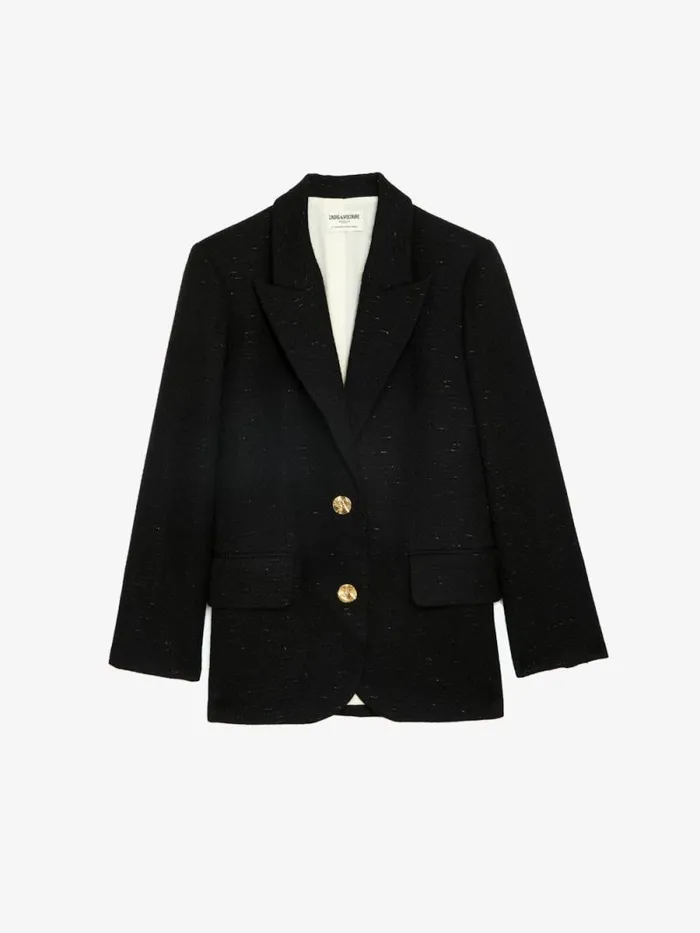 Women Zadig and Voltaire Blazers Blazer Vicka Black Women Zadig and Voltaire Blazers Blazer Vicka Black
