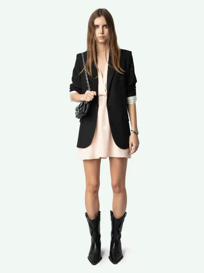 Women Zadig and Voltaire Dresses and Skirts Rucas Dress Pearly Women Zadig and Voltaire Dresses and Skirts Rucas Dress Pearly