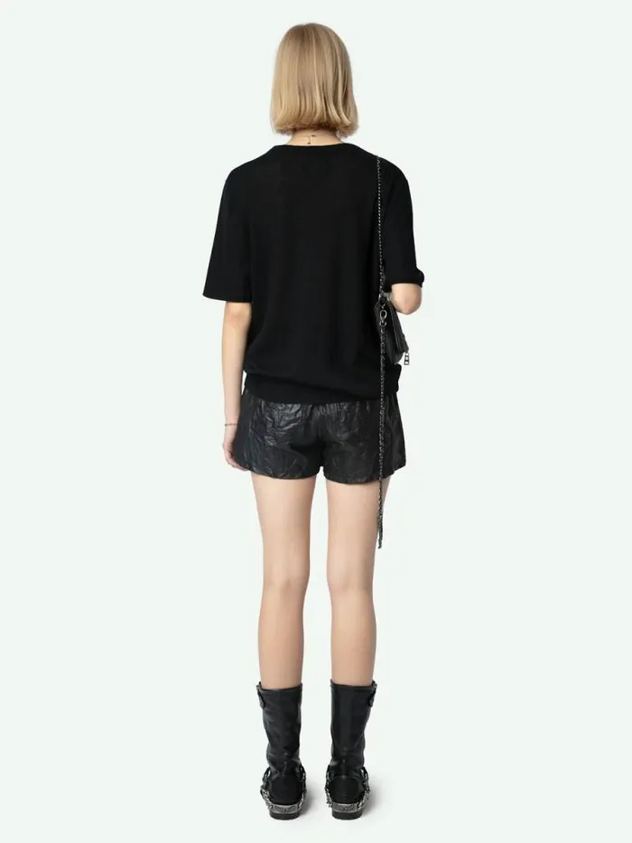 Women Zadig and Voltaire Sweaters and Cardigans Ida Cashmere Sweater Black Women Zadig and Voltaire Sweaters and Cardigans Ida Cashmere Sweater Black