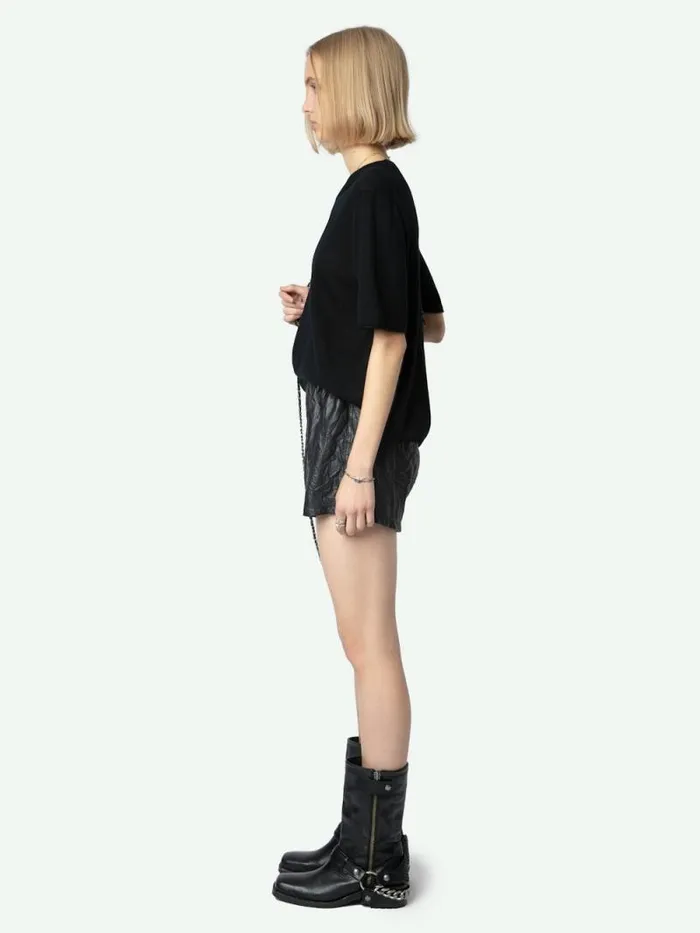 Women Zadig and Voltaire Sweaters and Cardigans Ida Cashmere Sweater Black Women Zadig and Voltaire Sweaters and Cardigans Ida Cashmere Sweater Black